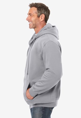 Image of KingSize Men's Big & Tall Fleece Zip-front Hoodie Jacket