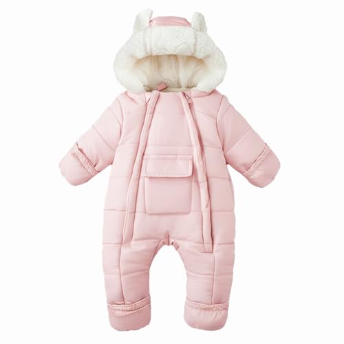 Baby Girls Boys Snowsuit Newborn Winter Clothes Jumpsuit Romper Infant Hooded Fleece Coat Jacket Outwear