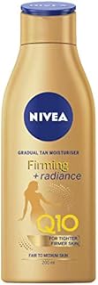 Nivea Q10 Firming + Radiance Gradual Tan Moisturizer 200 ml / 6.8 fl oz