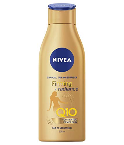 Nivea Q10 Firming + Radiance Gradual Tan Moisturizer 200 ml / 6.8 fl oz 