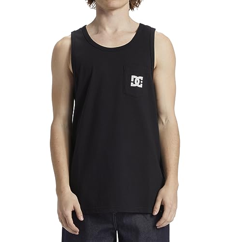Camiseta sin mangas DC Shoes Star de algodón suave con bolsillo 1