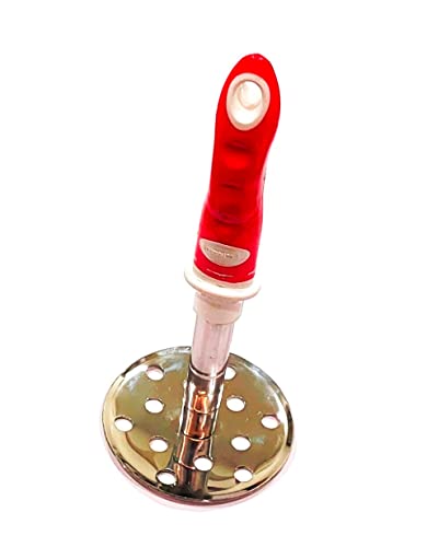 Heavy Duty Stainless Steel Potato Masher Soft Grip And Non-Slip Handle (Round Masher) #TOP4