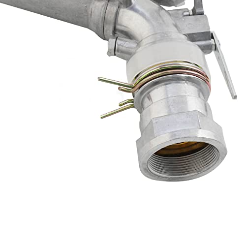 Niccoo 2" Agriculture Farm Irrigation Sprinkler Lawn Sprinkler Irrigation Spray Gun Large-Area Watering Spray 360° Rotary Farm Lawn Garden Irrigation (2.0 Inch Dn50 Normal) #TOP3