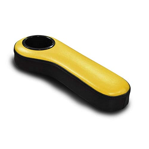 Madjax Two-Tone Arm Rest W/Cup Holders - Yellow/Black Genesis Rear Flip Seats #TOP23