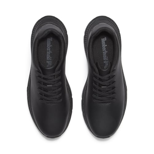 Timberland PRO Timberland PRO Women's Power Shift Leather Soft Toe Gripmax Slip Resistant Hospitality Work Shoe, Black, 8M