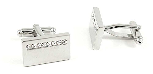 1 par de mancuernas para hombre cuello diamante miniatura 1