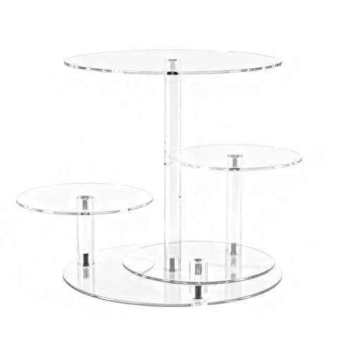 Soporte para magdalenas, acrílico de 4...