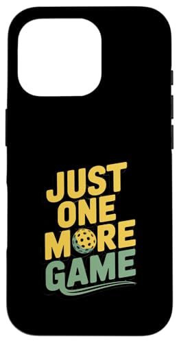 Pickleball Just One More Game ʔ g X|[c fBN X}zP[X iPhone 16 Pro p