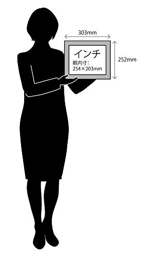 Cadre de style Larson Jules Japan D777 sépia pour décorer un salon chaleureux au look rétro - 7