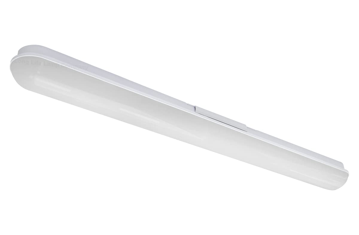 Long Life Lamp Company White 20W Led Ceiling Batten Light Cool 6500K 60Cm 2Ft Tube Light Fitting Replacement Ba20wcw