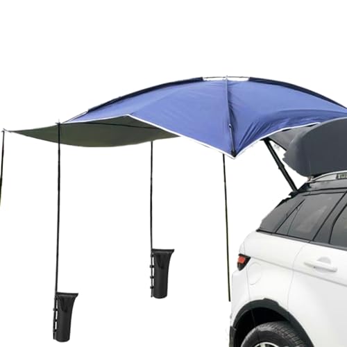Preisvergleich Produktbild Blueshyhall Auto Markise, Auto Markise Wasserdicht, Schwerlast Auto Zelt Sonnenschutz Heckklappe Dachträger, Auto Sonnensegel für Auto, SUV, Outdoor, Camping, Angeln, Strand, Alleine Verwenden