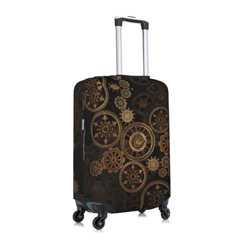 Housse de valise lavable en polyester blanc taille Medium anti-rayure - 2