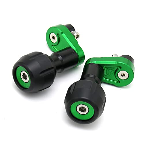 ROXTAN 2022 Sturzpads Crash Protector Motorrad CNC Seite Motorschutz Schutz Für Kawasaki Für Ninja 400 Für NINJA400 Z400 2018 2019 2020 2021 (Color : Green)