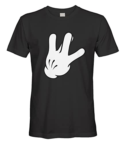 Amazon.com: Men's Cartoon Glove Mickey West Coast Hand Sign T