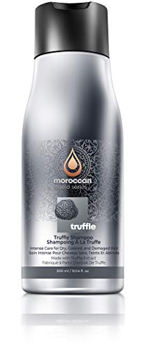 Moroccan Gold Series Black Truffle Shampoo – Gentle Deep Cleansing Shampoo – Intense Nourishing & Moisturizing Shampoo for Dry, Damaged or Color Treated Hair – Promotes Scalp and Hair Health, 10.14oz