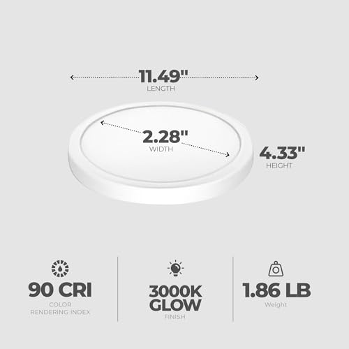 Image of GE Lighting LED Slim Puck Light Plug-in Fixtures with Touch Control, Warm White, 3 Inches (3-Pack)