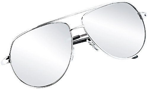 Preisvergleich Produktbild PEARL Verspiegelte Sonnenbrille im legendären Piloten-Style (UV-400)