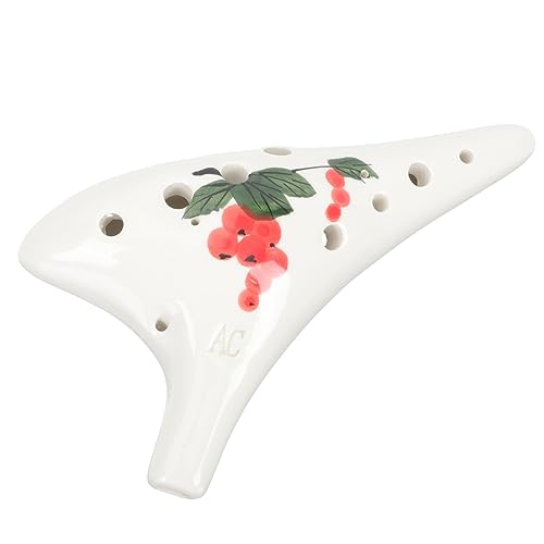 ERINGOGO Ocarina Musical Instrument Ocarina Hand 6- Painting for Painted Holes Practice Beginner Clay Musical Instruments Music Ceramics