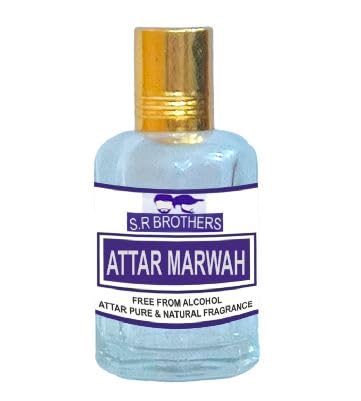 Attar Marwah parfum roll on 50 ml huile parfumée mixte longue durée