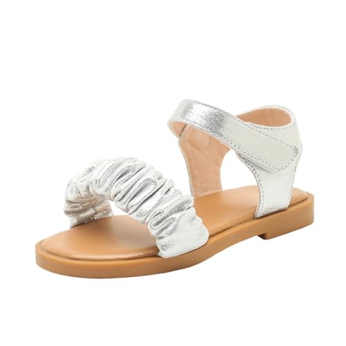 Girls Dress Shoes Classic Open Toe Summer Flat Sandals (Toddler/Little Kid)