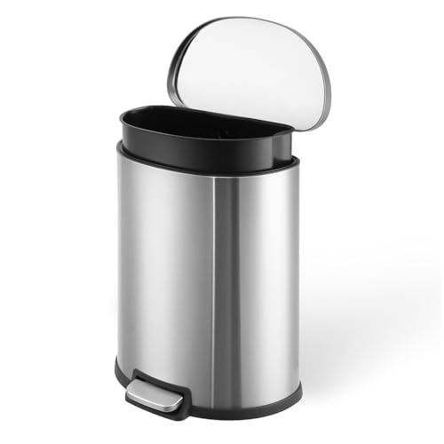 Caneca de Basura Rectangular 13 Galones Acero Inoxidable