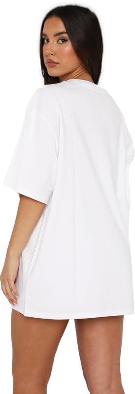 ERICIA Oversize Tshirt Baggy for Women Girl Casual Latest Stylish Cotton Beige Blue Maroon Lavender Pink Brown Peach White 299 399 Under