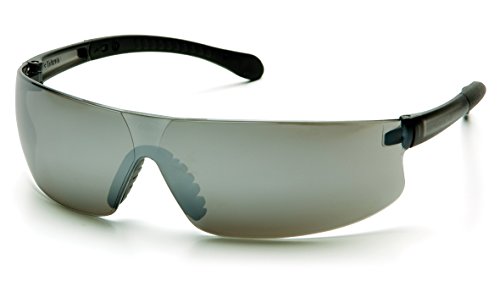 Pyramex Safety Provoq Eyewear, Silver Mirror Temples, Silver Mirror Lens