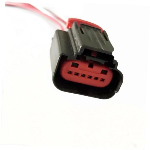 PEIUOK 4 6 Pins Plug Air Flow Sensor Mass Air FlowMeters MAF Sensors Connector Compatible with Focus C-MAX Grand Fiesta Ford Volvo Transit Mk7 Mk6 Land Rover Ranger Mondeo S-Max for Ford Plug