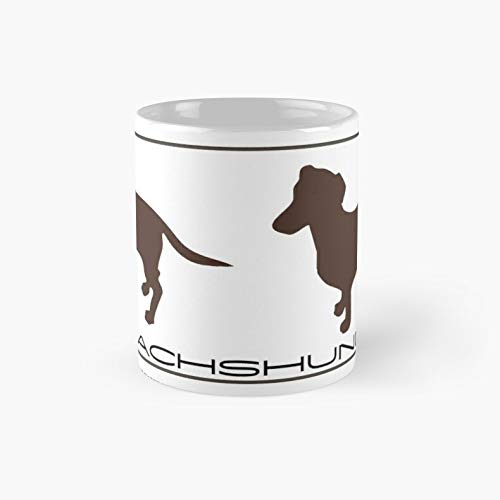 Dachshund Coming and Going - 11 oz Tea Cup White/Mug Perfect Funny 11OZ