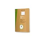 Moleskine Evernote Journal with Smart Stickers, Extra Large, (Set of 2), Squared, Kraft Brown, Soft Cover (7.5 x 10)