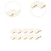kowaku 10 Pieces Elastic Belt Keepers Belt Loops Strap Retainer Band Accessories Nylon for Pants Belt Belt Holder Band Strap Keepers, Khaki