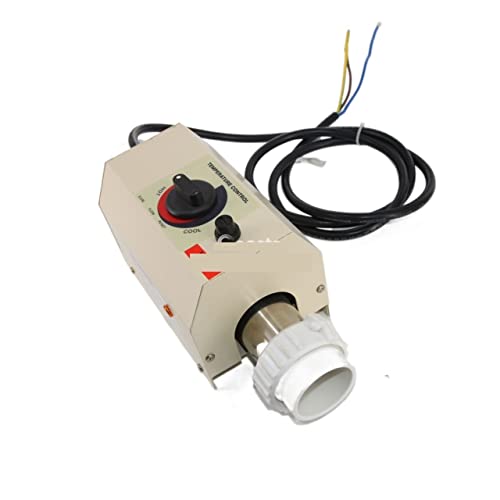 KOROBIE Riscaldatore per Piscina, Piscina elettrica del riscaldatore del riscaldatore Piscina Piscina 3kw a Bassa Potenza di Riscaldamento costante a Temperatura elettrica per Piscina Fuori Terra