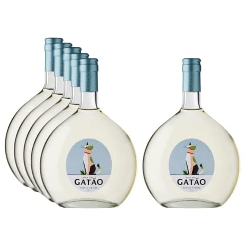 Gatao White Wine Vinho Verde Case of 6 750ml Cantil Bottle Fresh and Fruity Cover
