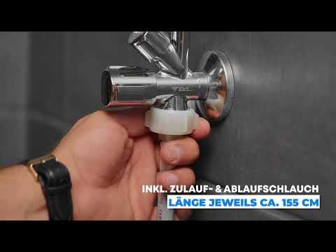 Bomann® Mini Geschirrspüler mit Wasseranschluss | inkl. Schlauch | Tisch Geschirrspüler leise | Mini Spülmaschine für kleine Küchen/Camping | Spülmaschine klein m. Überlaufsicherung | TSG 7405 weiß