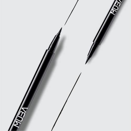 Delineador Líquido Negro MUBA COSMETICS miniatura 3