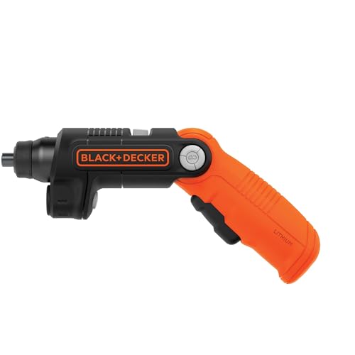 BLACK+DECKER Cordless Screwdriver with LED Light 4V MAX, Electric Screwdriver with 2 Pcs Bit Set (BDCSFL20C) by BLACK+DECKER - Image 3
