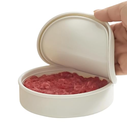 Molde de silicona para hamburguesas, bandeja antiadherente para hamburguesas, molde para hacer hamburguesas, para cocina, hogar, restaurante, preparación de alimentos, preparación de ensaladas