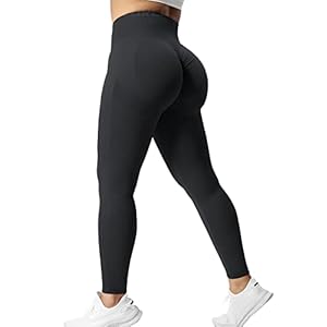 YEOREO Scrunch Butt Lift Leggings for Women Workout Yoga Pants Ruched Booty High Waist Seamless Leggings Compression Tights
