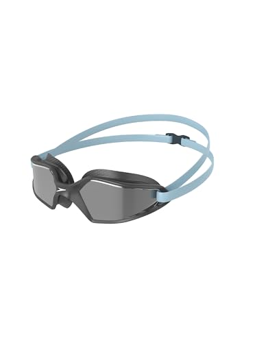 Speedo Hydropulse Mirror Lunettes de natation Mixte Adulte, Ardesia/Cool Gris/Chrome, Taille Unique