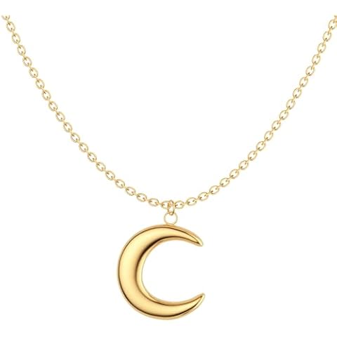 Wssxc Initials Necklace: 14K gold-plated delicate letter pendant, personalized name pendant - exquisite chic, enhance your fashion taste Cover