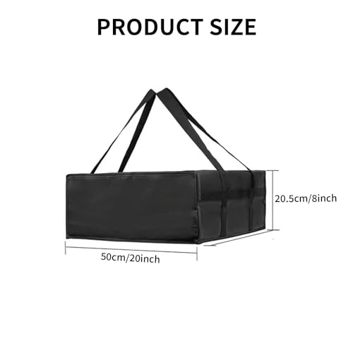 xocome Große Kühltasche Pizzatasche,Faltbar Isoliertasche Pizza,Pizza Liefertasche,Thermo Picknick Tasche,für Camping Picknick Lieferung Von Lebensmittel, (50 * 50 * 20.5cm)