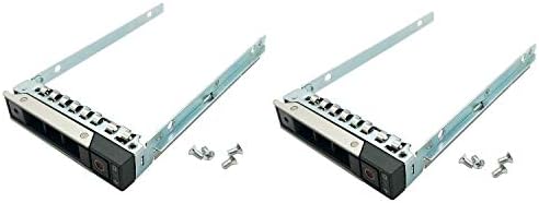 (2-Pack) 2.5" inch Hard Drive Caddy for Dell R250 R350 R440 R450 R540 R550 R640 R650 R740 R750 R840 R940 Gen 14 15 G14 G15 PowerEdge Server SAS SATA HDD Tray DXD9H 0DXD9H