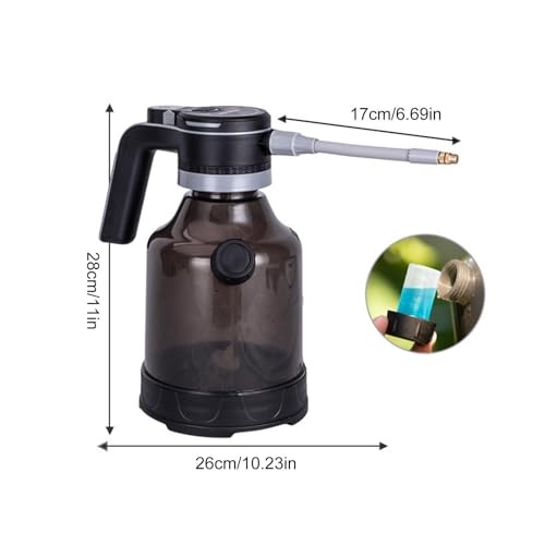 Pulvérisateur électrique à eau avec buse réglable et jet continu 3L