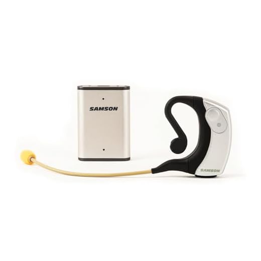 Samson Airline Micro Earset Wireless System with Water-Resistant Micro Earset Transmitter (Channel K1)