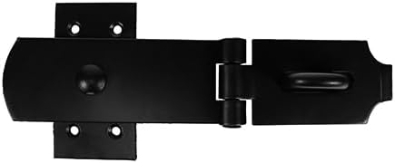 Timco - Swivel Pattern Hasp & Staple - Heavy Duty - Black (Size 8" - 1 Each)