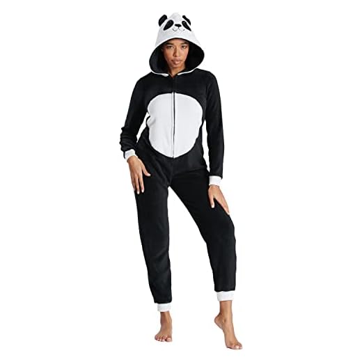 Loungeable - Pijama de una Pieza - para Mujer Paula Das Panda 36-38
