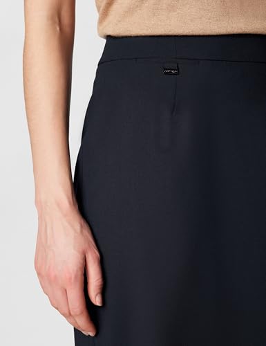 Image of Calvin Klein Womens Centerback Zipper Velvet Wear to Work Suits Skirt