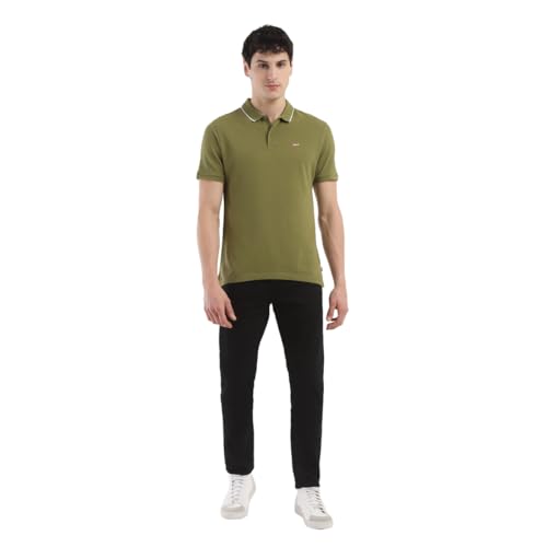 Image of Levi's Men's Pure Cotton Slim Fit Polo T-Shirt