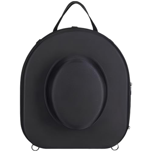 Générique Étui de Voyage pour Chapeau Cowboy, Sac de Transport Rigide, boîte de Rangement pour Chapeau Cowboy, résistant à l’écrasement, 15,2 po, 38,5 cm