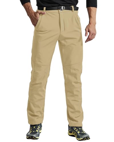 Gopune メンズ アウトドア 防寒裏フリースパンツ M